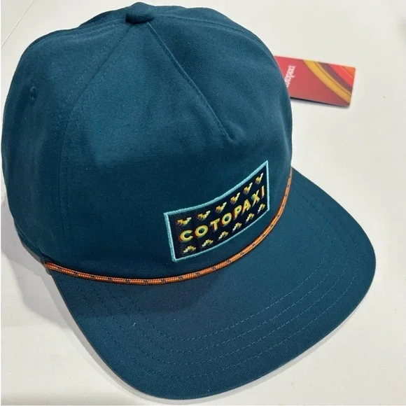Cotopaxi Steps to the Sun Heritage Rope Hat Blue Abyss Cap NWT Adjustable Strap - Picture 4 of 7